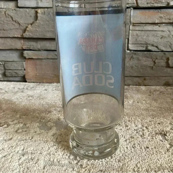 Canada Dry Club Soda Vintage Drinking Glass Bar - Picture 2 of 5